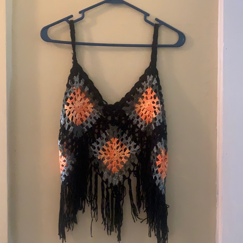 Crotchet crop top